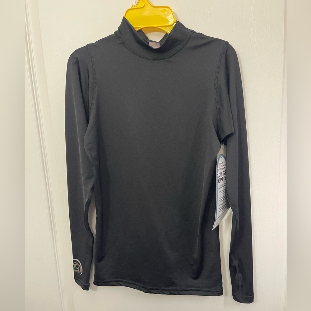 Sun Protection Zone Unisex XS Black Long Sleeve Rash Guard TShirt UPF 50+